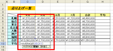 関数の挿入